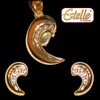 Crazy Pendant with Earrings - Estelle Item Code :6829 - Click here to View more details about this Product